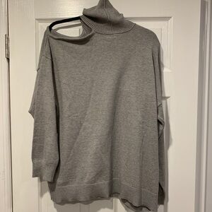NWT Eloquii Turtleneck Cold Shoulder Sweater